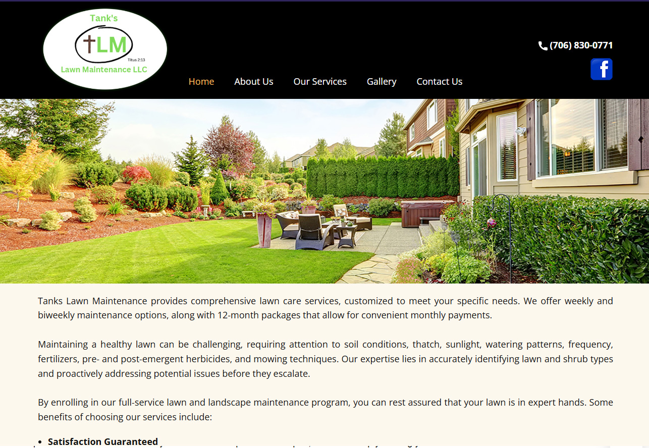 Tanks Lawn Maintenance